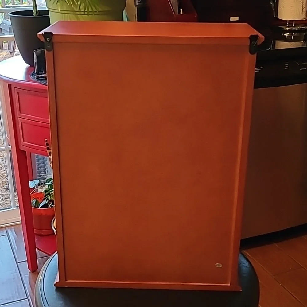Wood & Metal Wall Cabinet